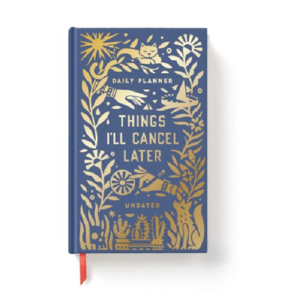Galison Things I'll Cancel Later Undated Mini Planner